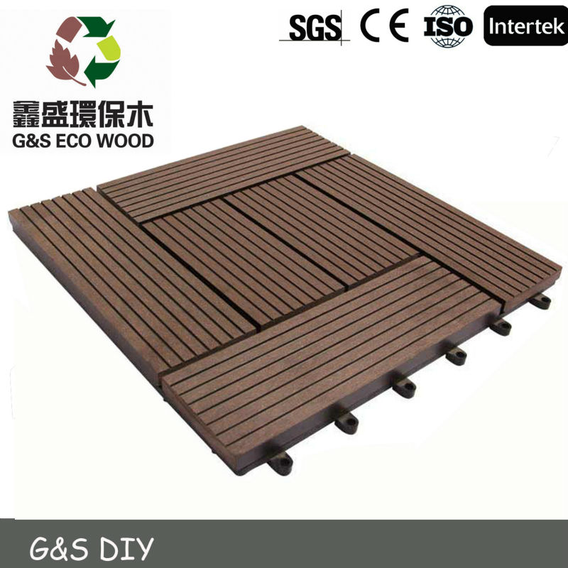 50mm Wood Plastic Composite Flooring Wpc Diy Decking Waterproof Interlocking Deck Boards