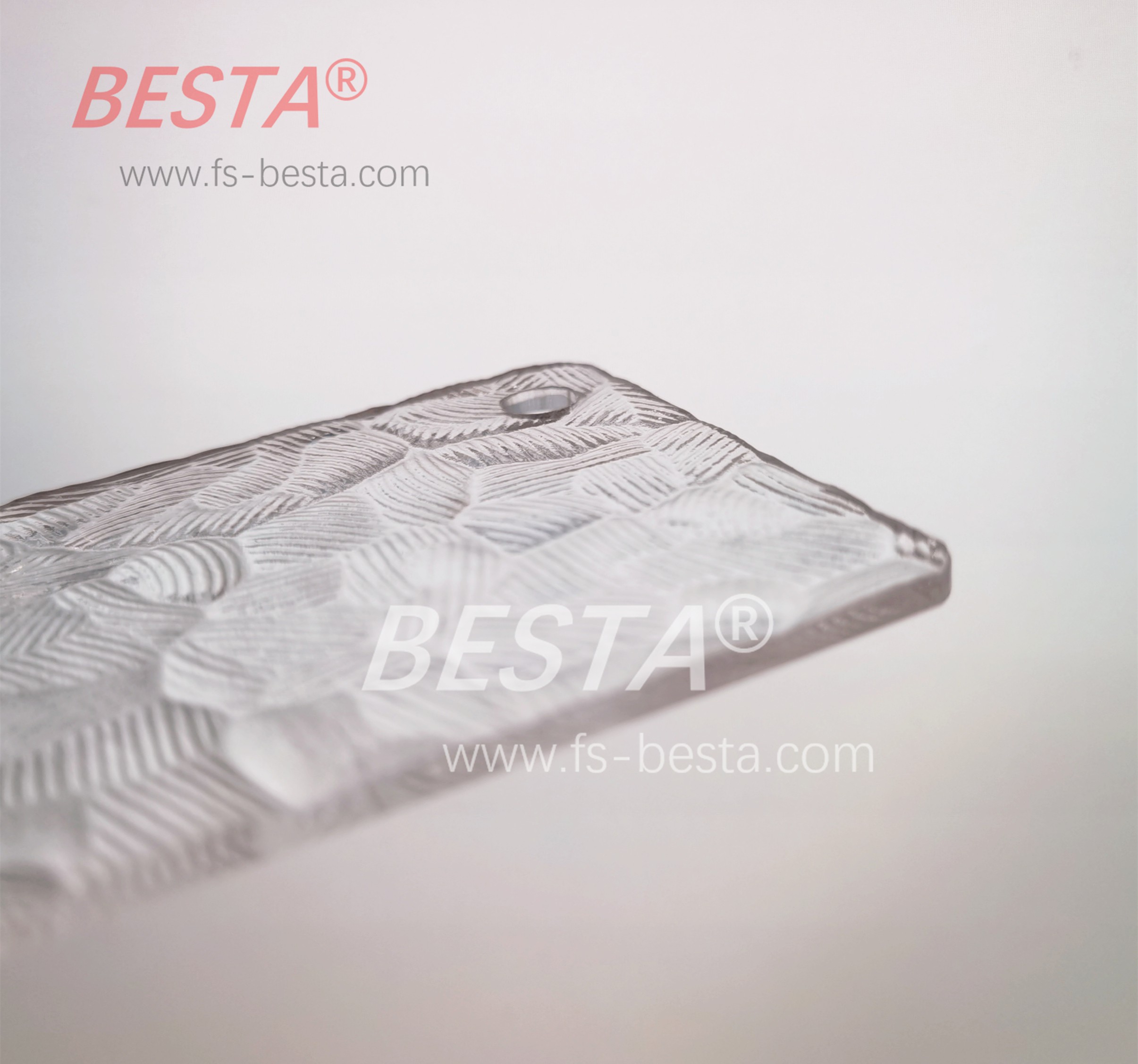 Extruded Textured Clear Acrylic Sheet PMMA Stone Grain Decorative Acrylic Panels