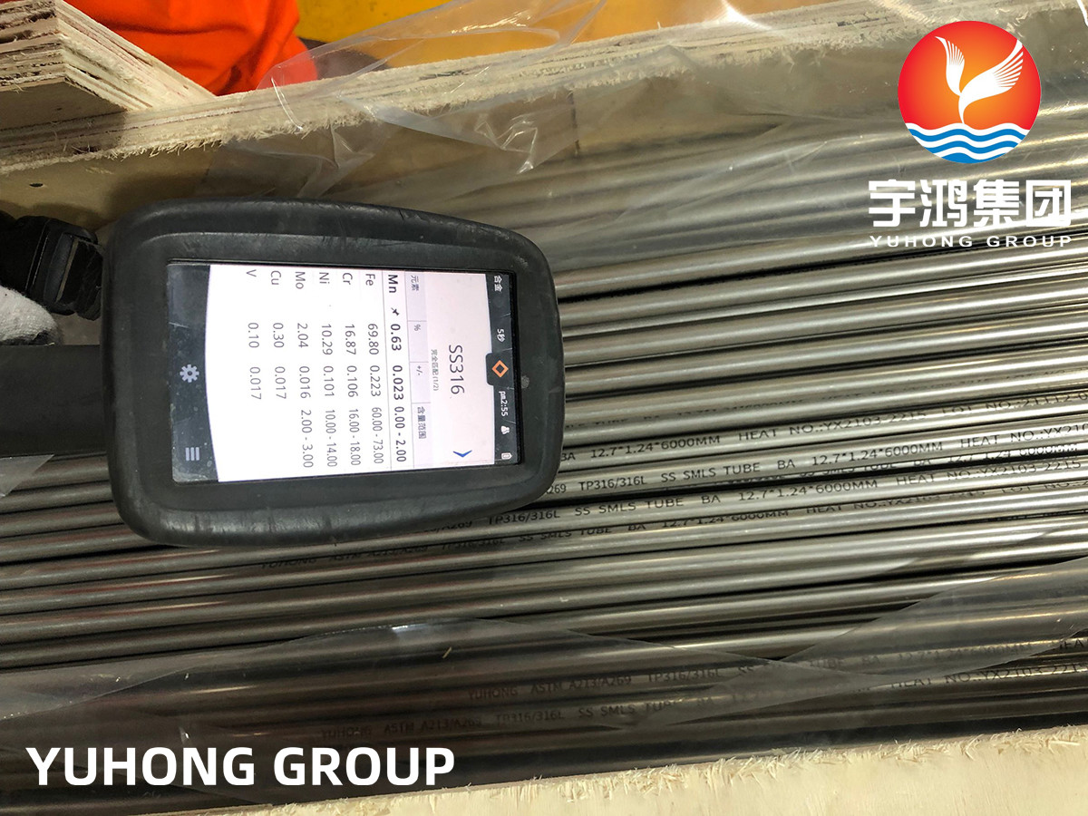 Seamless Precision Bright Annealed Stainless Steel Tubing ASTM A213 ASME SA269