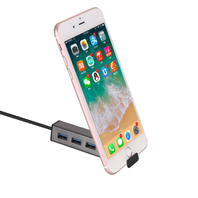 5Gps USB HUB Splitter Aluminium Alloy Hub USB Card Reader