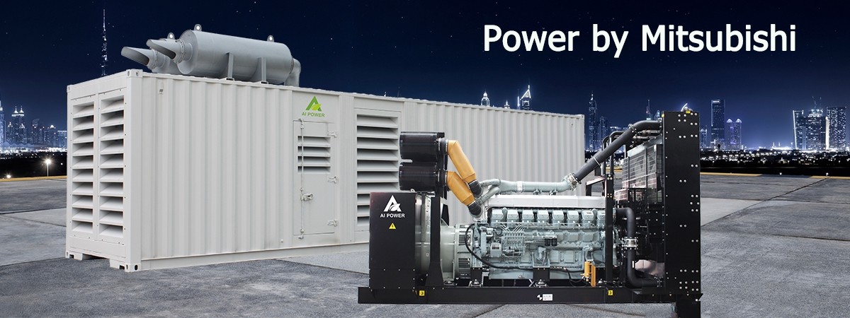 CE 1600kw Japan Original Mitsubishi Diesel Generator 2000kva With Engine S16R-PTAA2-C