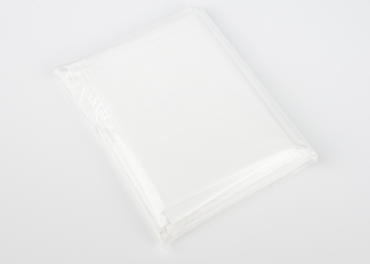 Tie On Waist White Non-Medical Products Disposable PE Gowns Surgical Gown