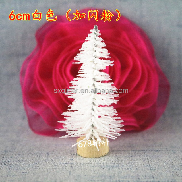 Bring the Magic of the Season to Your Home with our Handcrafted Glitter Christmas Tree 6cm
