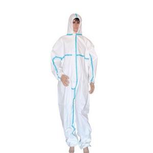 Buy cheap 30gsm - 70gsm Disposable Protective Suits Microporous Coverall SF Non Woven Medical Level product