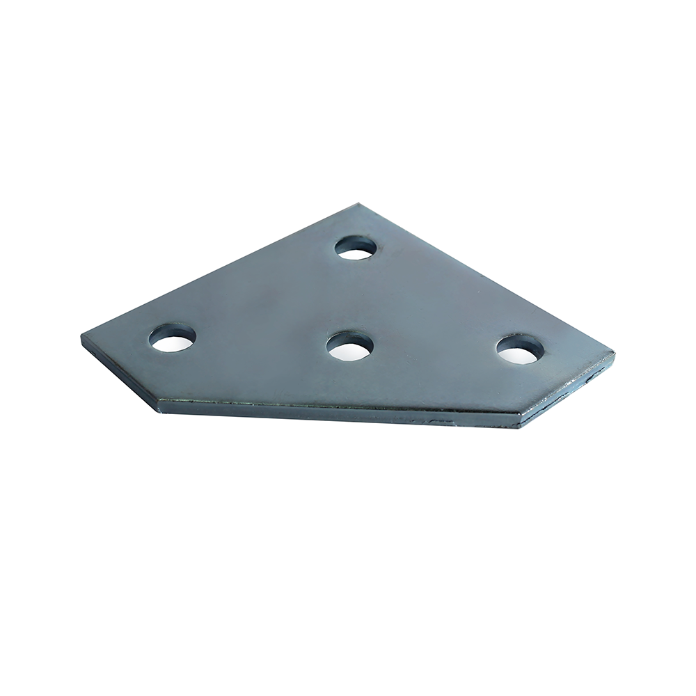 4 Hole Flat Straight Strut Bracket Unistrut Bolt Nut Stamping Plate Connector L T Shaped