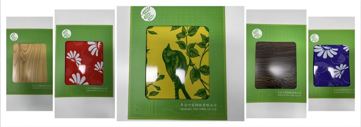 Back Coating 5-7micron PPGI Colour Coated Sheet With Zinc Coated And Paint