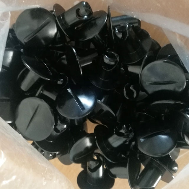 Universal Car Fitment Large 1" Aluminum Dzus Fasteners in Black or Silver with 7/16"