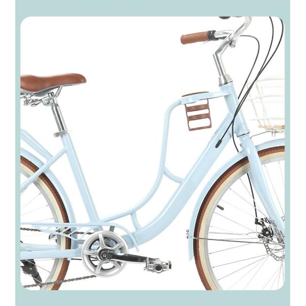 SHIMANO Outer Six Speed Transmission 24 Inch City Bike Designed for City Adventures