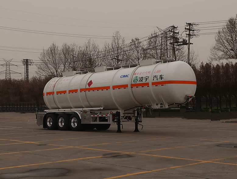 46000 Liter Stainless Steel Crude Oil Fuel Tanker Semi Trailer for Truck Distribution