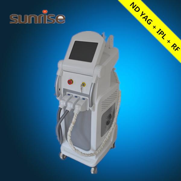 3 in 1 multifunctional Salon equipments ipl shr rf skin rejuvenation elight ipl