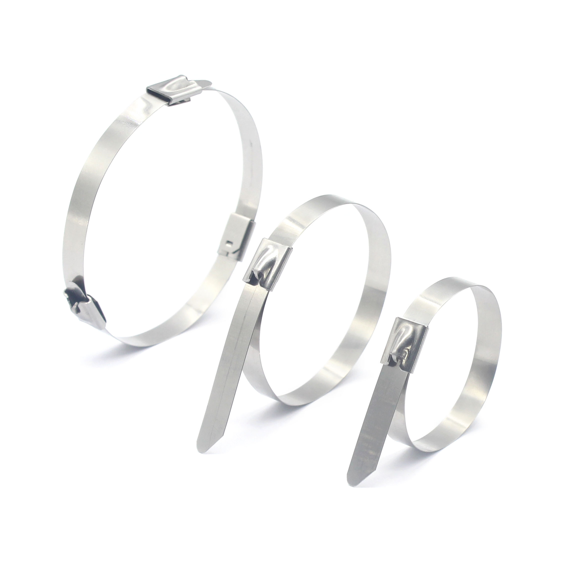 Anti-corrosion Ball Lock Cable Ties with Stainless Steel Material -80° to 538° C