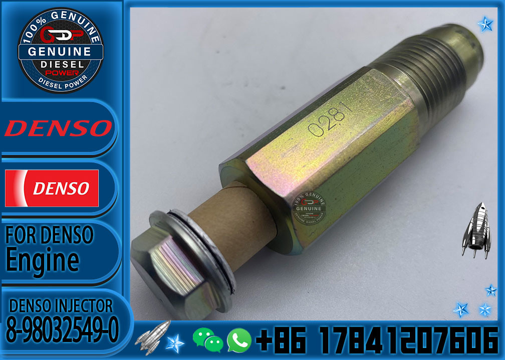 8980325490 common rail pressure limit valve 8 98032549 0 original pressure relief valve 8-98032549-0 for denso inj