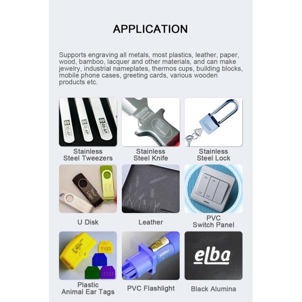 Rotatable Automatic Laser Marking Engraving Machine Red And Blue Dual Light