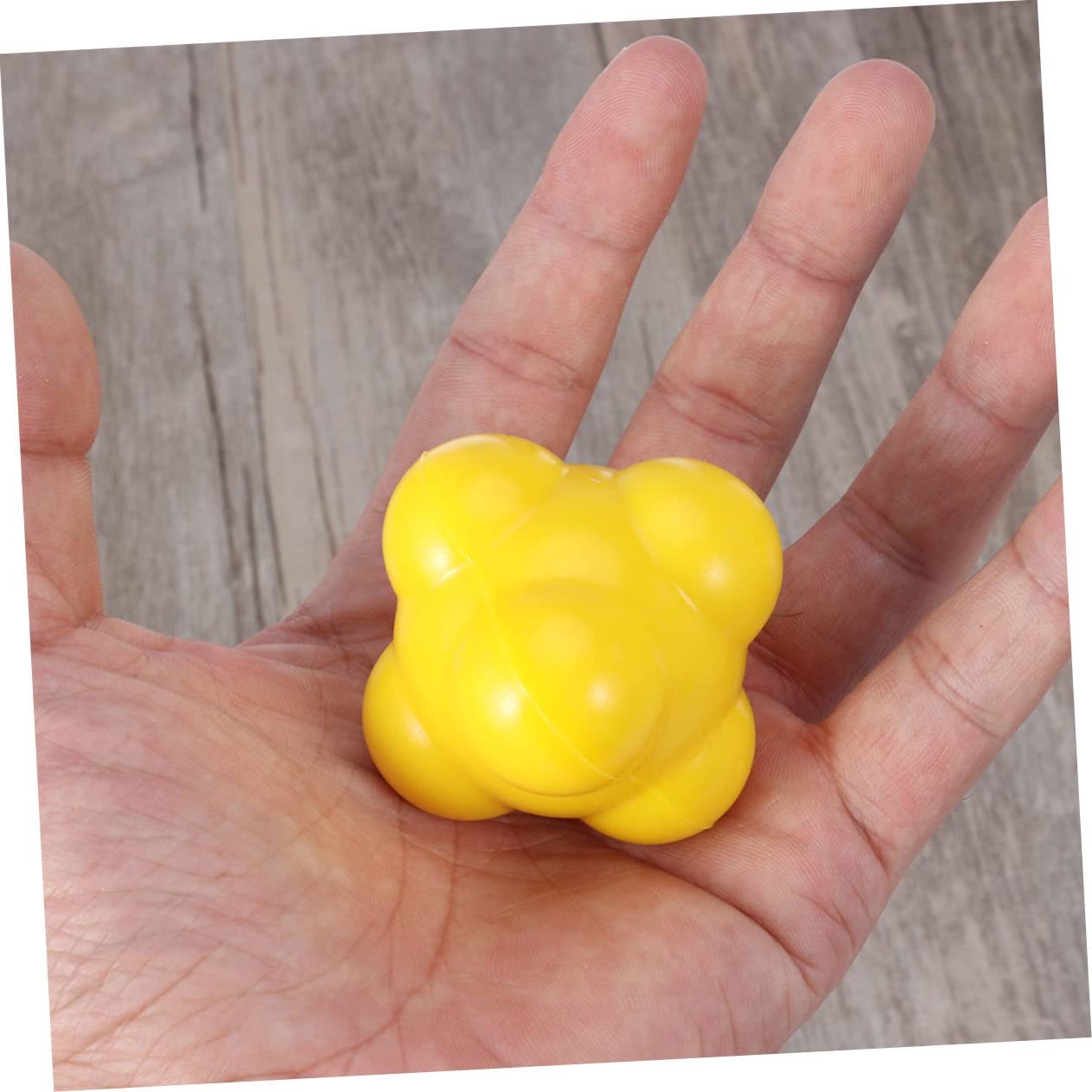 Hand-Eye Coordination Agility Trainer For Baseball , Silicone Rubber Reaction Ball