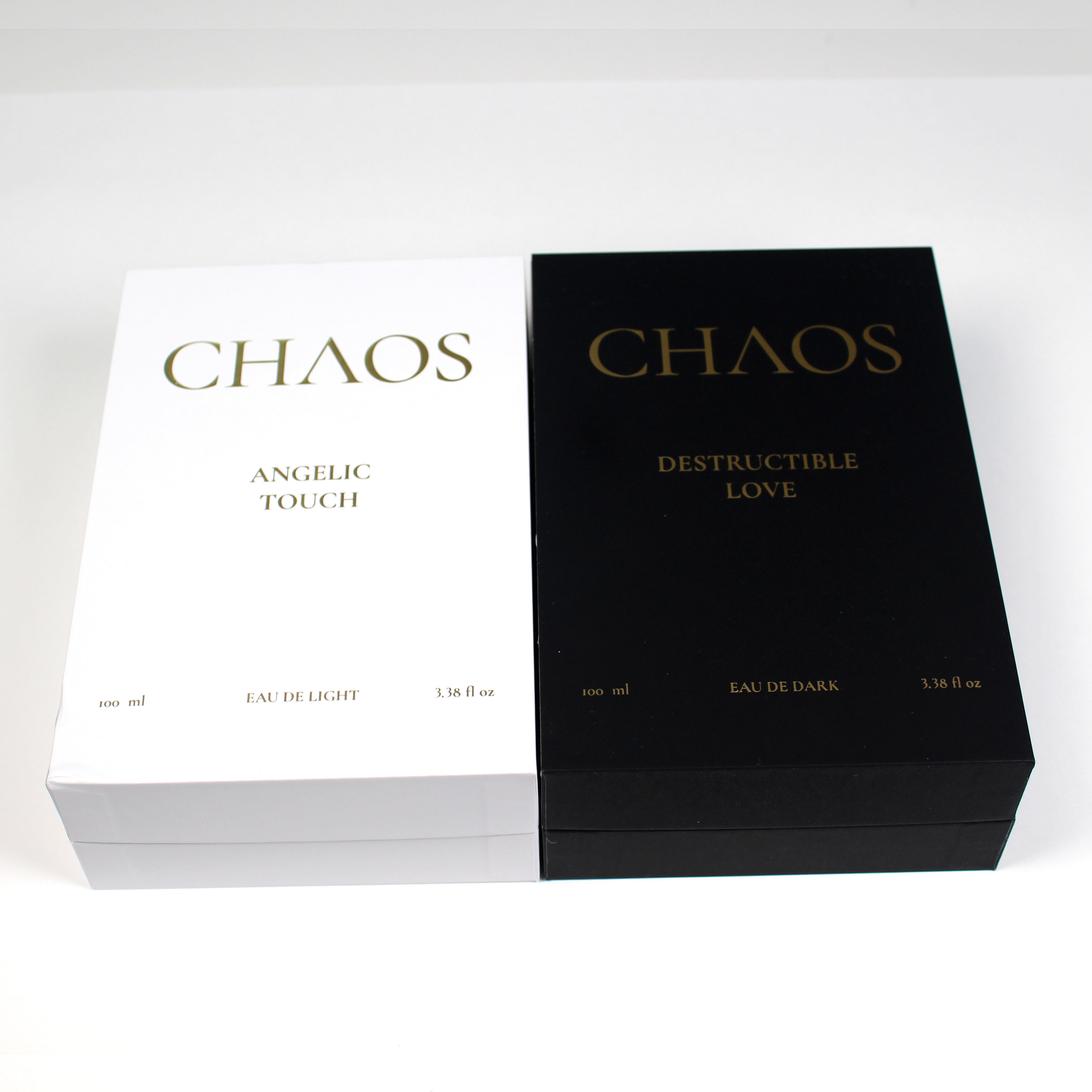 Empty Fragrance Subscription Box Black And White With Foil Stamping Logo