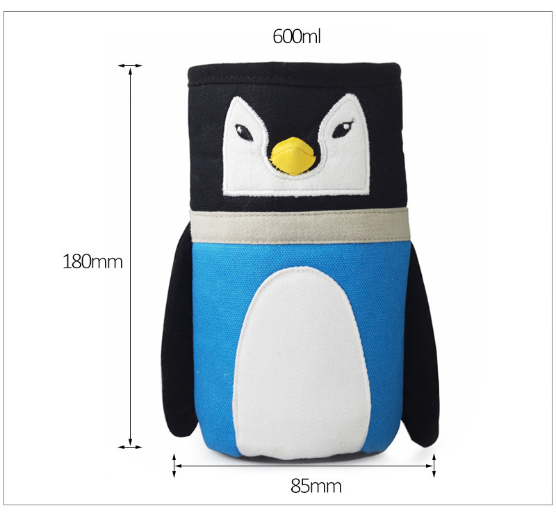 Animal Design 450ml 600ml Glass Water Bottle Sleeve