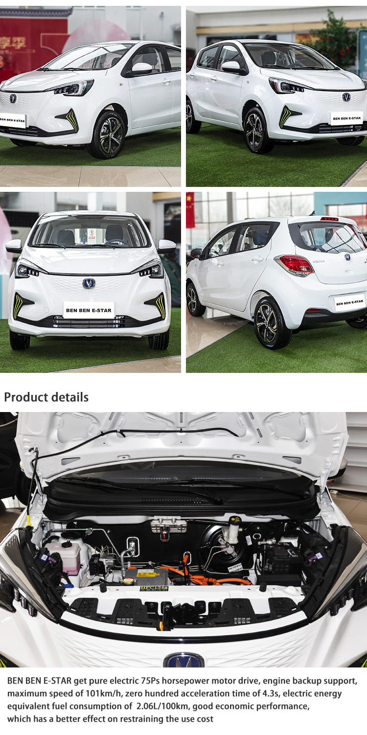 4wd Changan Used Car 5 Seater Mini Car Vehicles Pure New Energy
