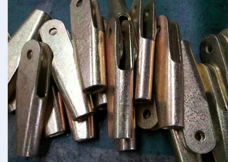 Ductile Iron Material Wire Rope Attachments DIN 15315 Elevator Rope Wedge Socket