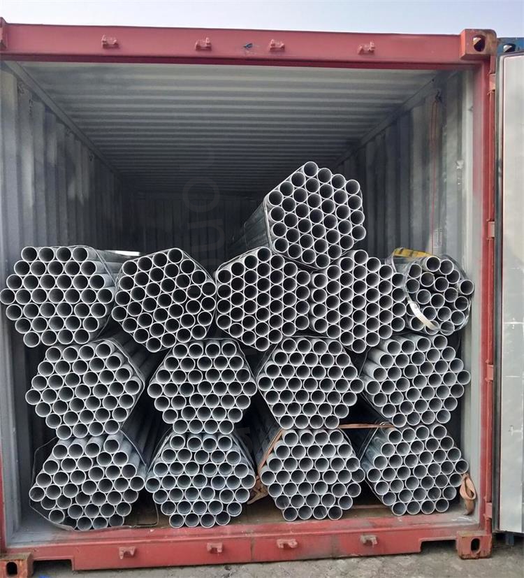 2.5-4.5mm Round Galvanized Steel GI Pipe Hot Dipped Zinc Coated and Invoiced by Actual Weight for Industry