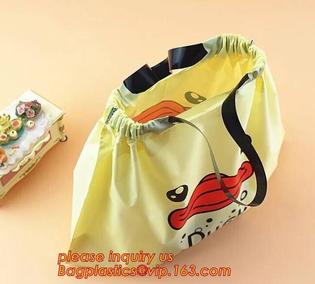 Biodegradable 22" X 28" Nylon Laundry Bags Two Shoulder Straps For Easy Backpack Carrying With bagplastics bagease packa