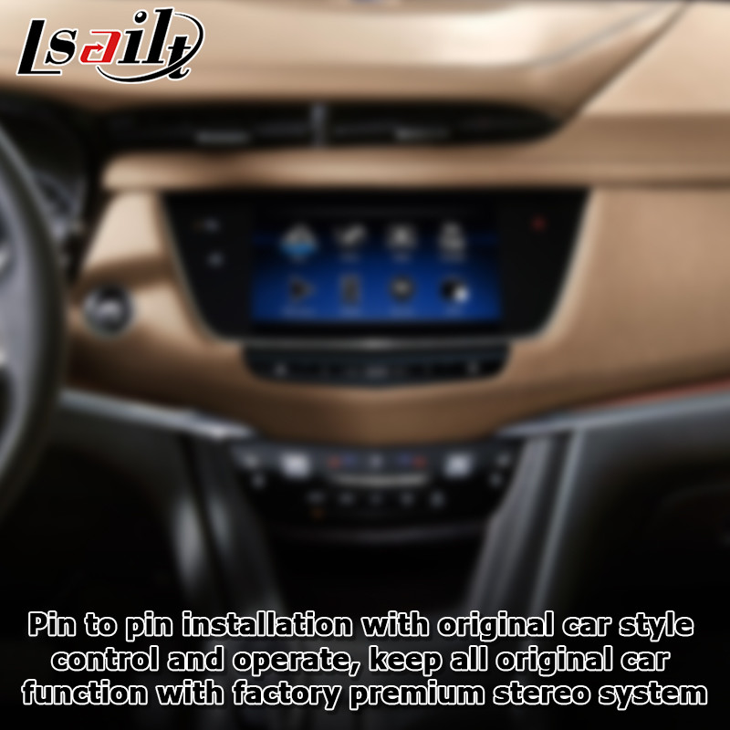 GPS wireless carplay Android auto navigation box video interface for Cadillac XT5 video
