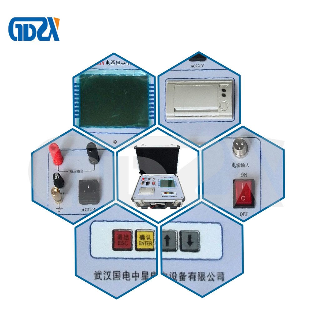 Portable Automatic 3300μF CT PT Analyzer ISO9001 With 240×128 LCD Screen