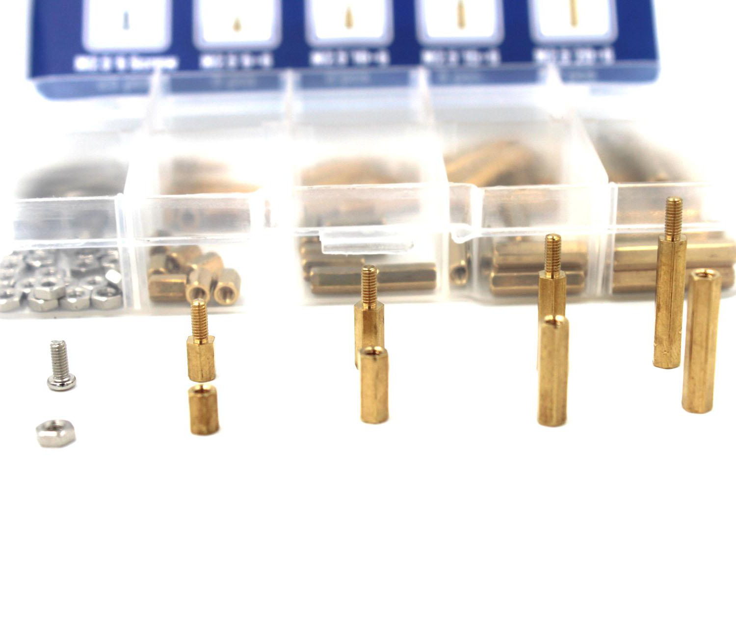 M3 M4 M5 M6 Stainless Steel Aluminum Brass Hex Threaded PCB Standoff Spacer for Industrial
