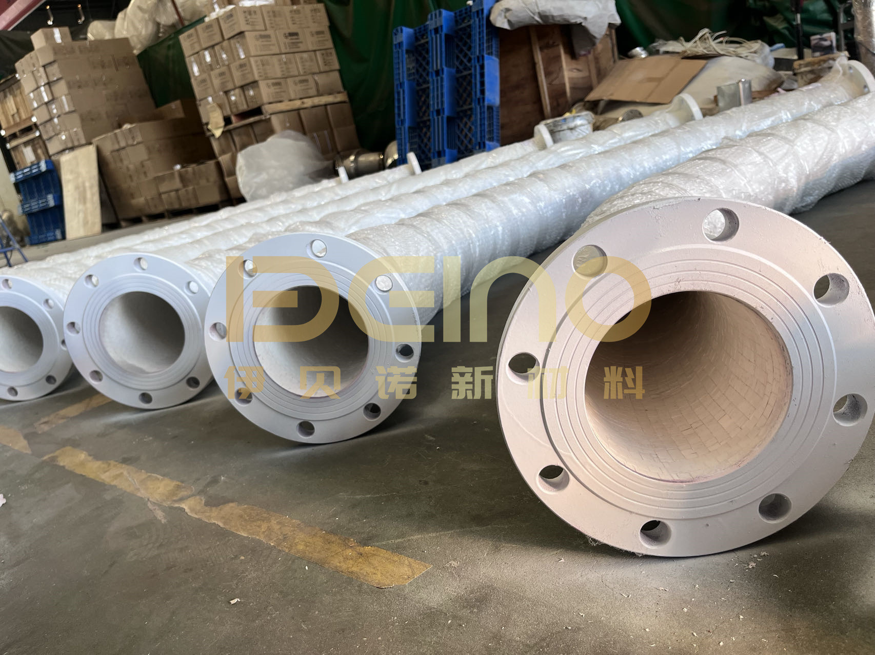 Stainless Steel Ceramic Lined Pipe Elbows Abrasion Resistance