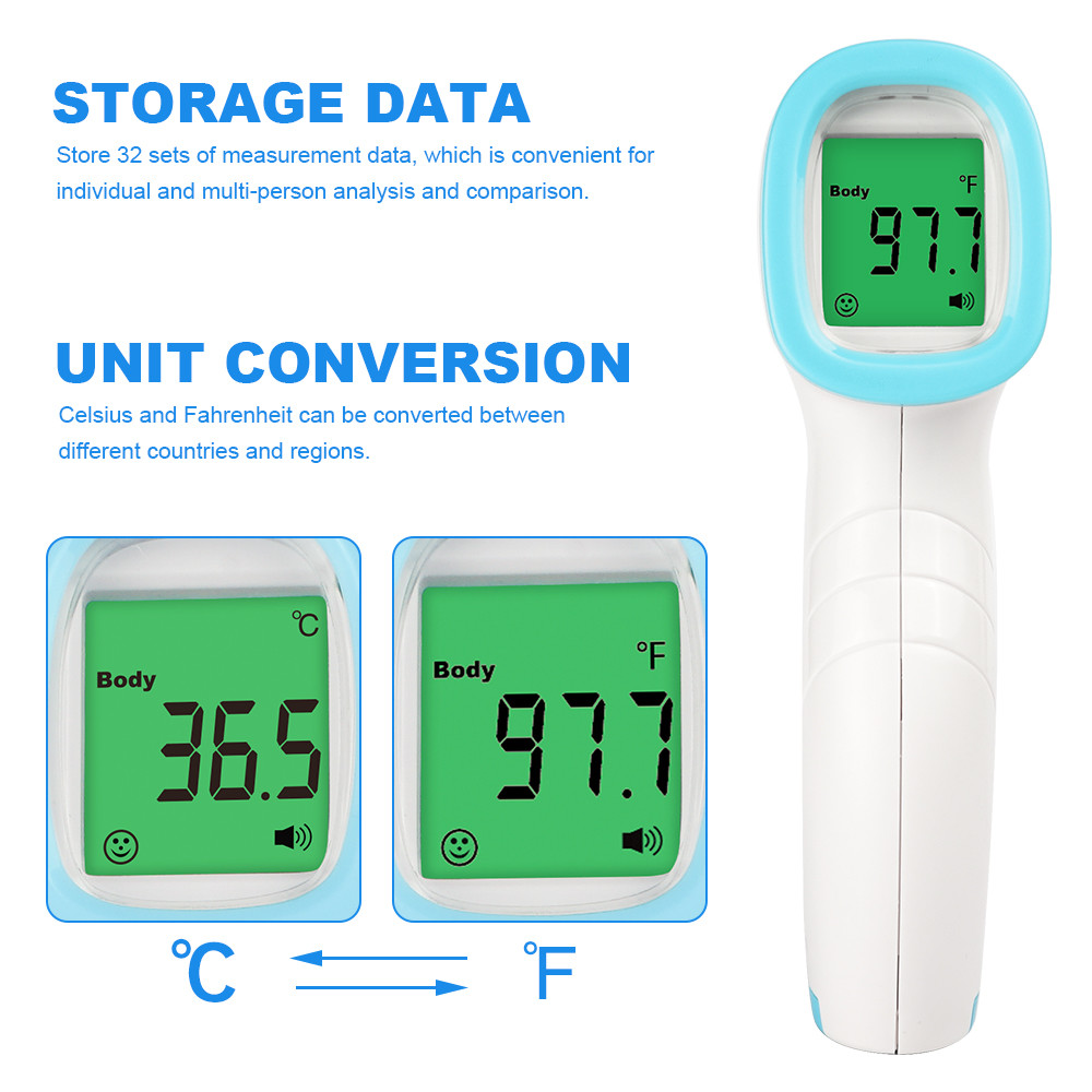 Digital Clinical Baby Adult Non Contact Infrared Thermometer Gun