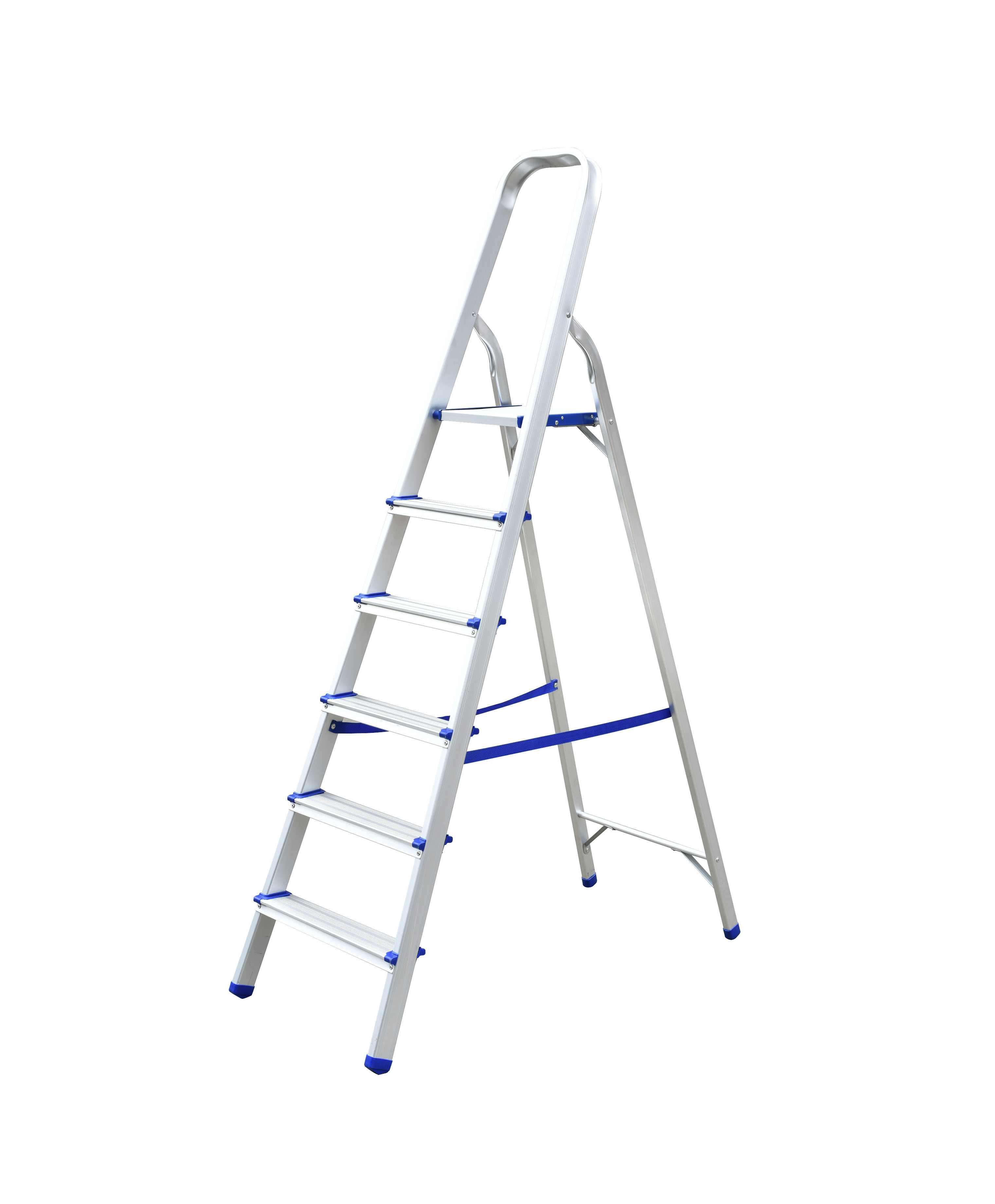 6 Steps Household Multi Purpose Foldable Aluminum Step Ladder
