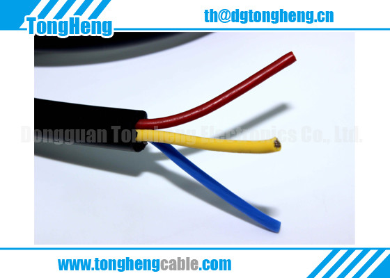 3 Conductors Light Duty TPE Insulation And TPE Sheath Customized Data Cable