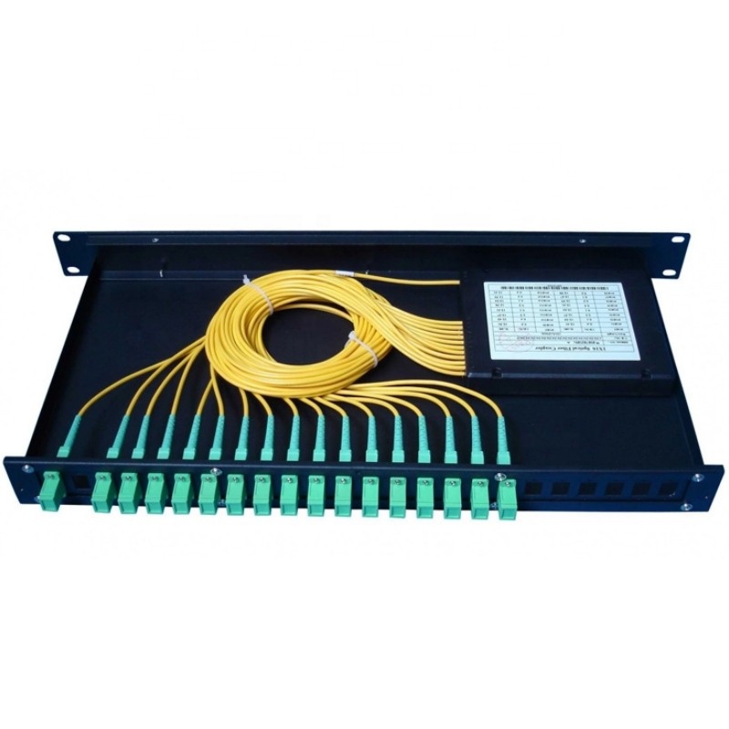 FTTH 16 Cores Sc APC Simplex Fiber Optical Splicing Distribution Box Size 235*125*50mm