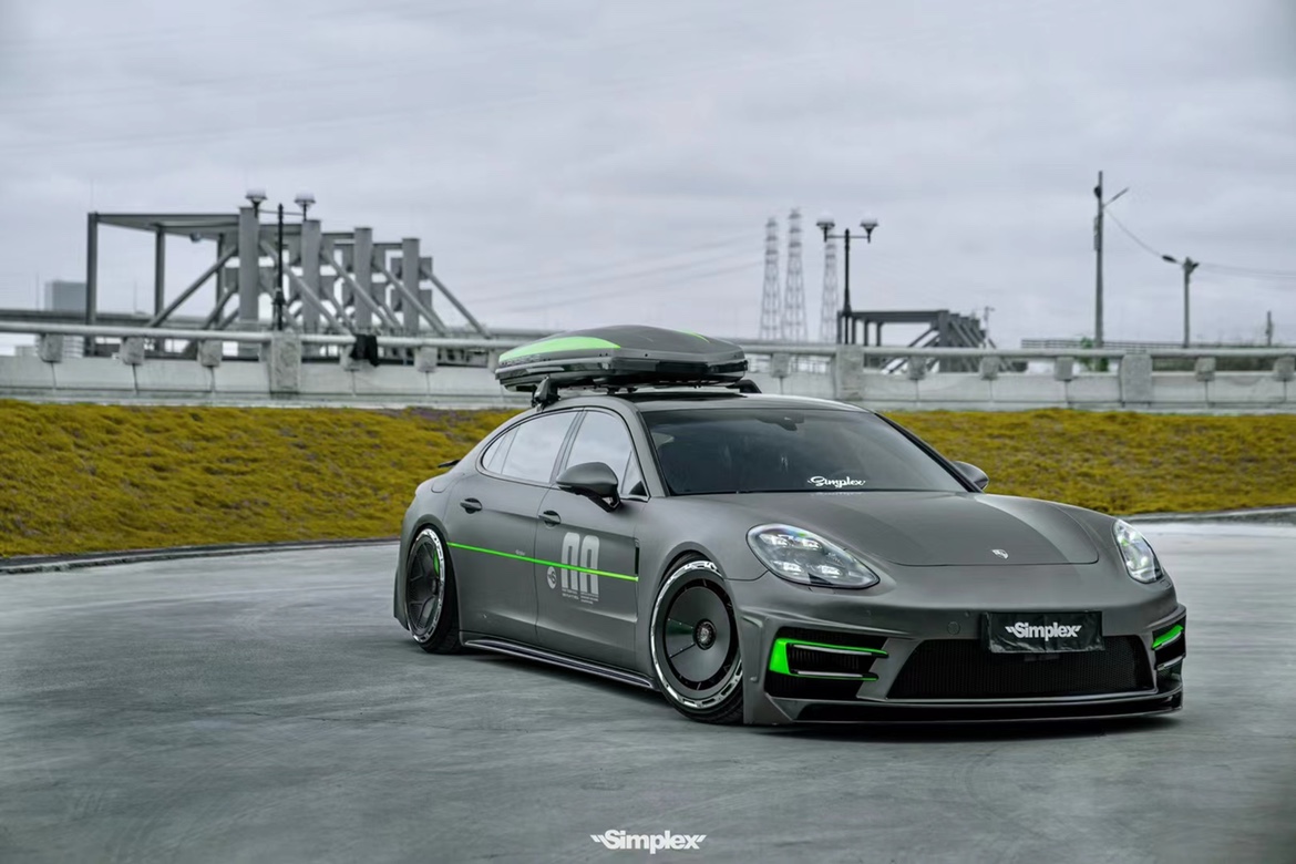 For Porsche Palamela 971 Body Kit 971 Upgraded ATR Style Front and Rear Bumper Side Skirt Body Kit