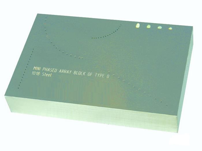 Test Block Phased Array B Type NDT Calibration Blocks for Beam Characterization