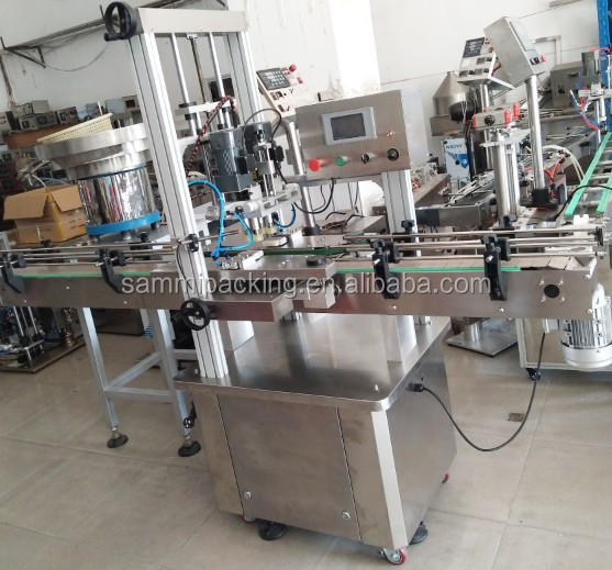 High Speed Yogurt Juice Drink Plastic Bottle Capping Machine Glass Bottle Lid Sealing Machine