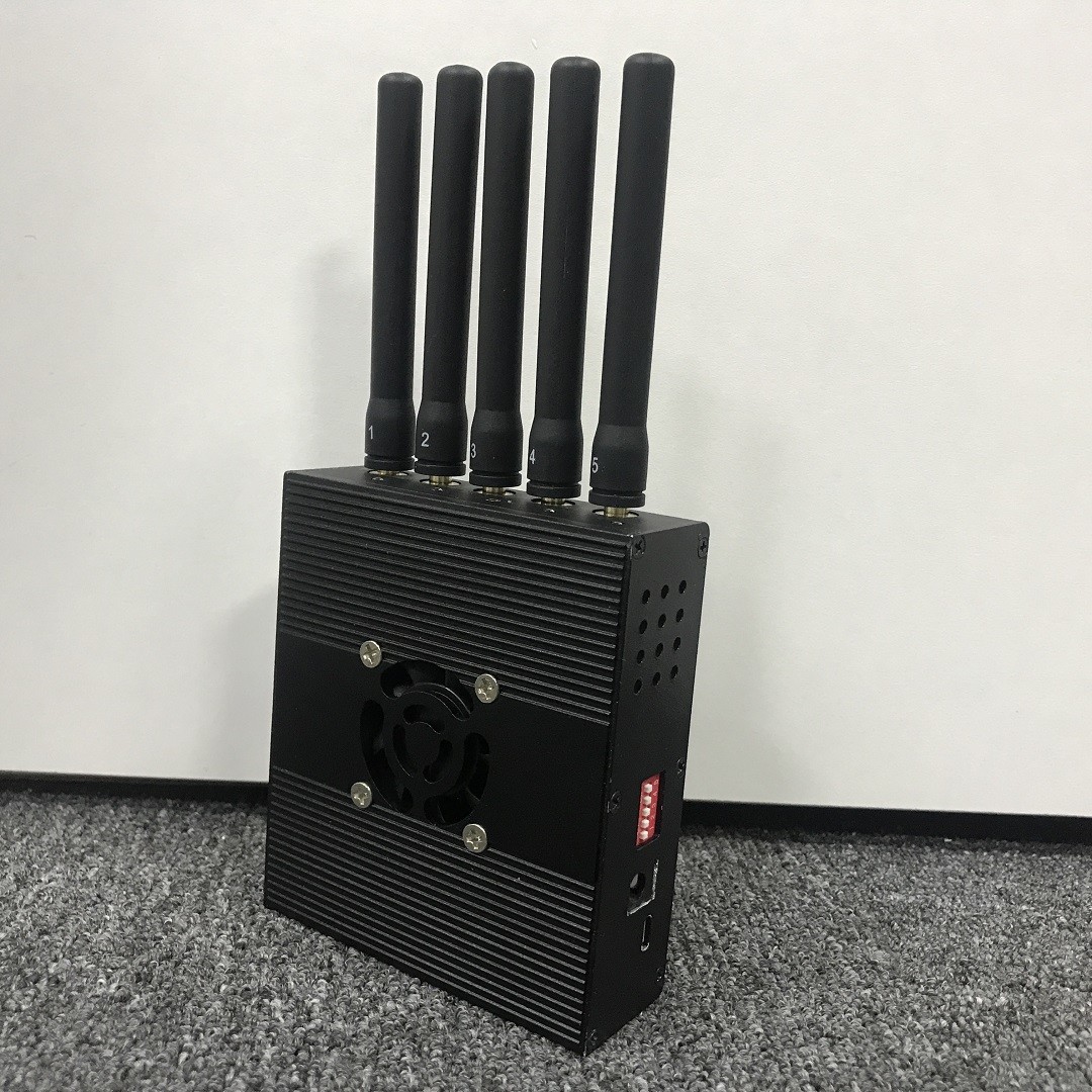 195*95*34 mm GPS WiFi Bluetooth Signal Jammer Non Stop Working 5 Bands