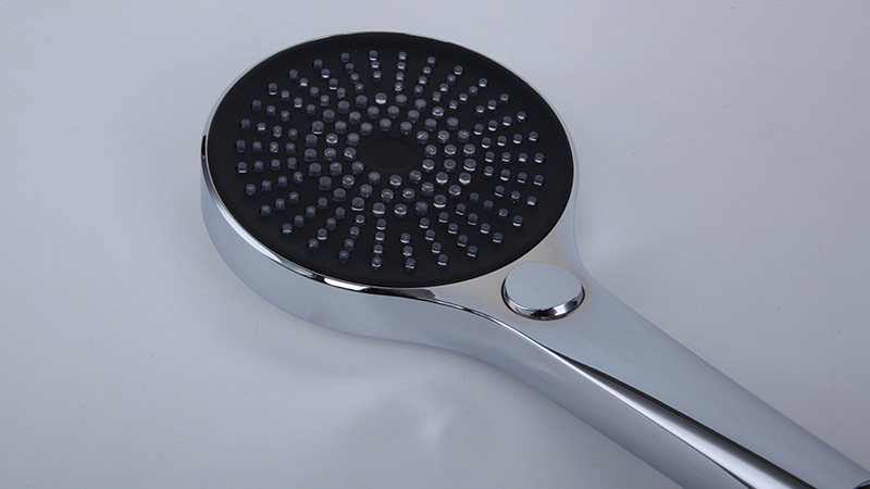 Chrome Finish High Pressure Three Function Handheld Shower Head For Bathroom Redesign