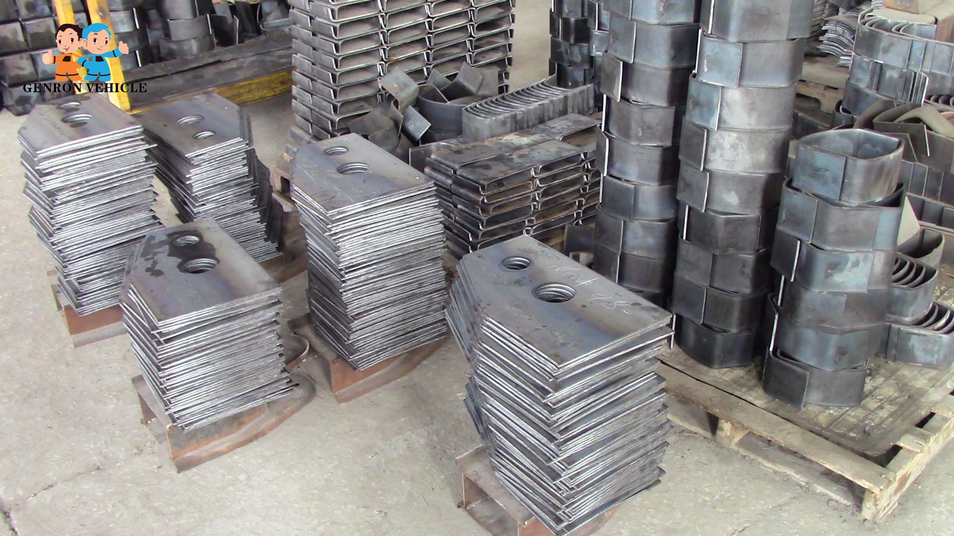 Mechanical Suspension For Flatbed Trailer Dump Trailer Tipper Trailer