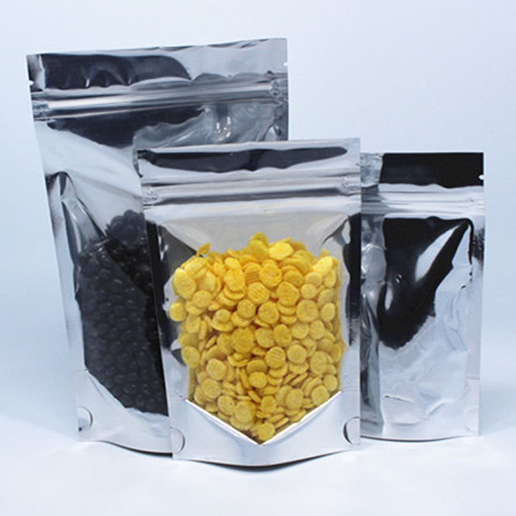 Metallic Foil Mylar Bags Zip Lock Stand Up Food Pouch Bulk Food Bags