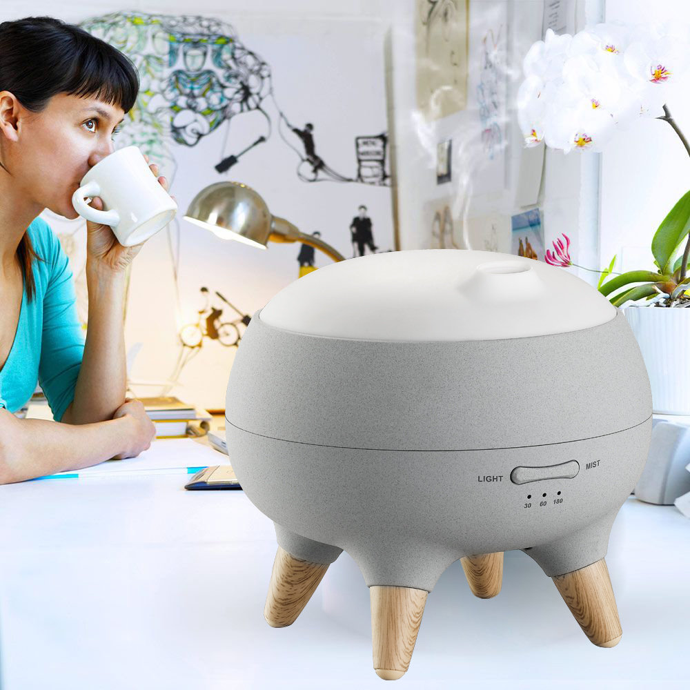 Bedroom 12W 40ml/hr Triangle Aroma Diffuser Humidifier