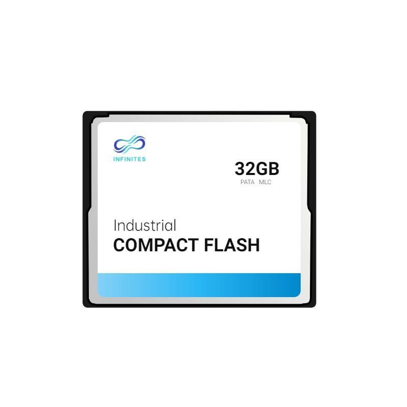Industrial Compact Flash 4GB-128GB PATA, If35, 4GB, MLC Flash, 0&deg; C to 70&deg; C Small Size Sturdy and Durable High Reliability