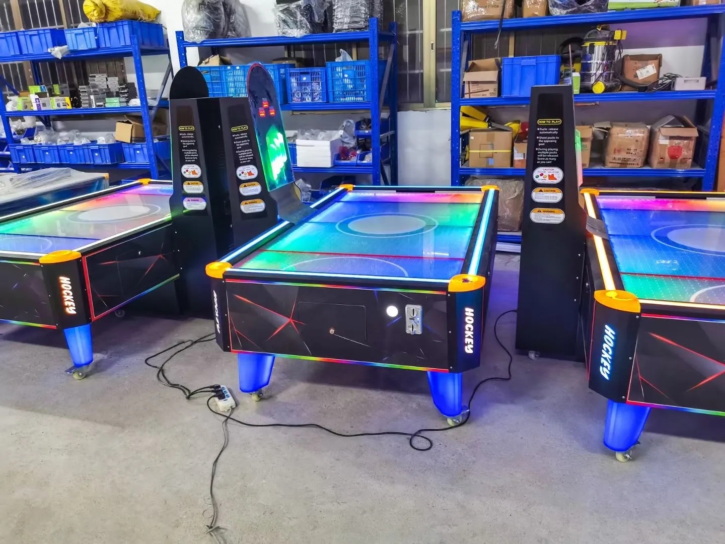 Custom Mini Hockey Arcade Machine Table Coin Operated 220V 230W