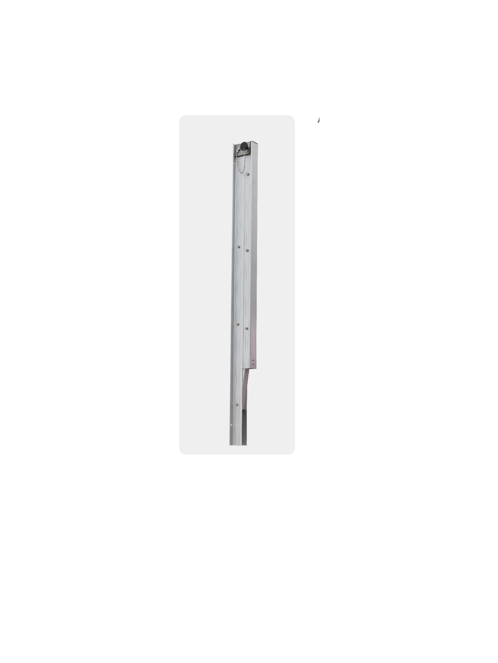 Compact Aluminum Safety Ladder 3.56m High Aluminum Fixed Ladder