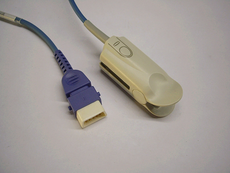 Reusable Spo2 Probe DB9 9Pin Adult Finger Clip Type Compatible With 3300/3301/ 3302/3303/3304/3401