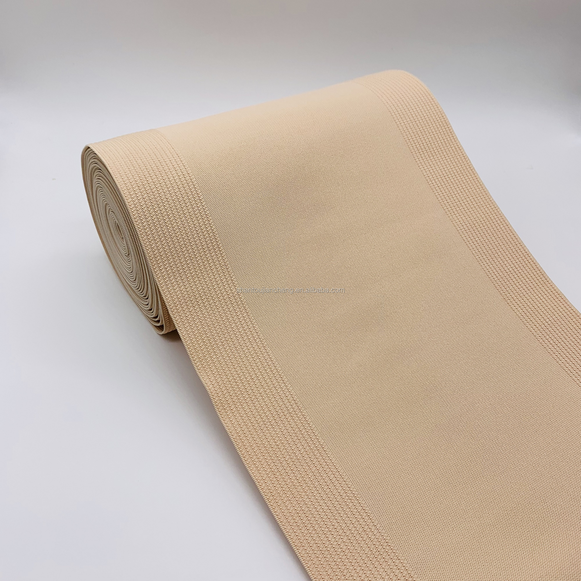 150mm Polyester elastic band fish silk for underwear with waist belt belly band