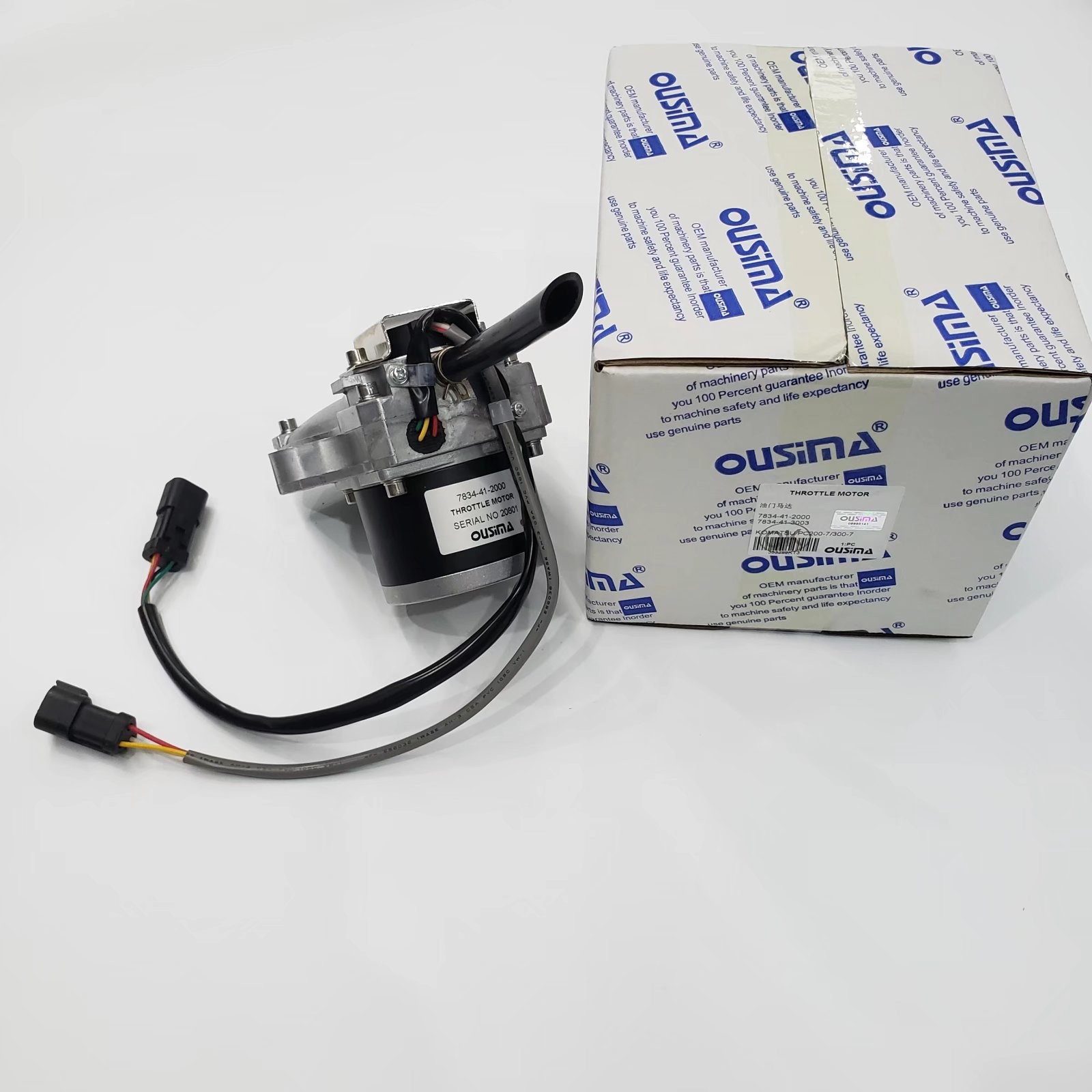 PC300-7 Electric Throttle Motor , 7834-41-2000 7834-41-3003 Engine Stepper Motor