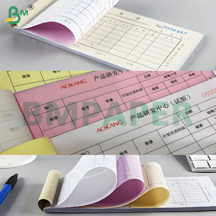 Sustainable Carbonless Copy Paper Ream Format in Various Color