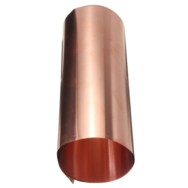 Coiled Customizable Length T2 Copper Foil In 0.006mm-0.07mm Thickness