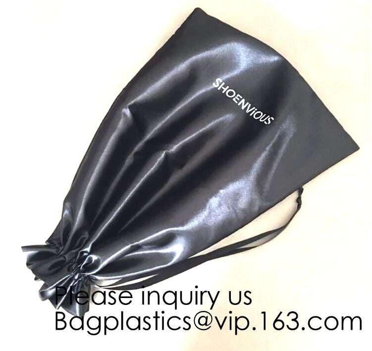 Satin Gift Bag For Gym,Low MOQ Customized Logo Size Satin Drawstring Bag,Drawstring Pouch For Cosmetic, bagease package
