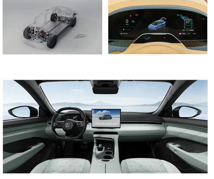 2024 4WD Pure Electric Vehicle Zeekr 001 with Powerful Battery and Long Range Choice